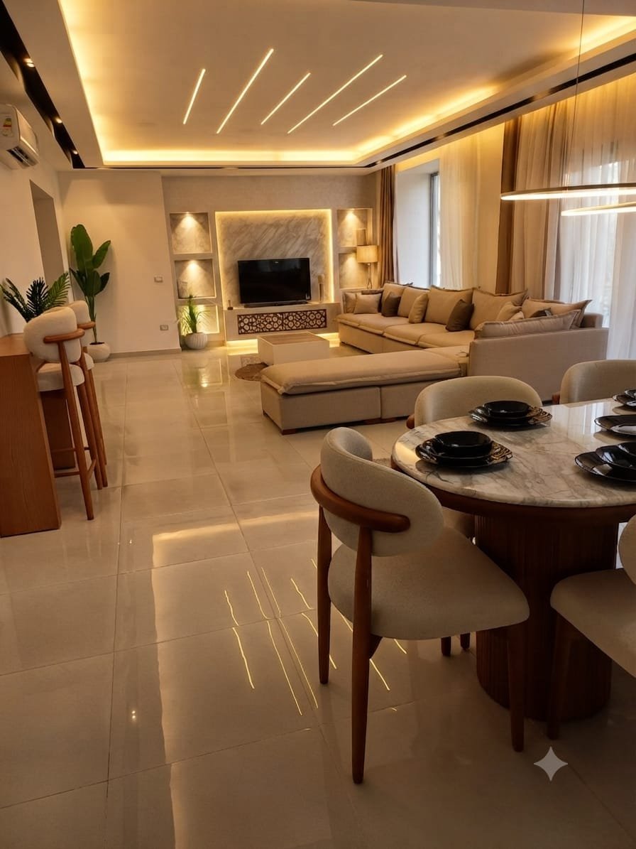 Fully Furnished Duplex for Rent in Eastown New Cairo